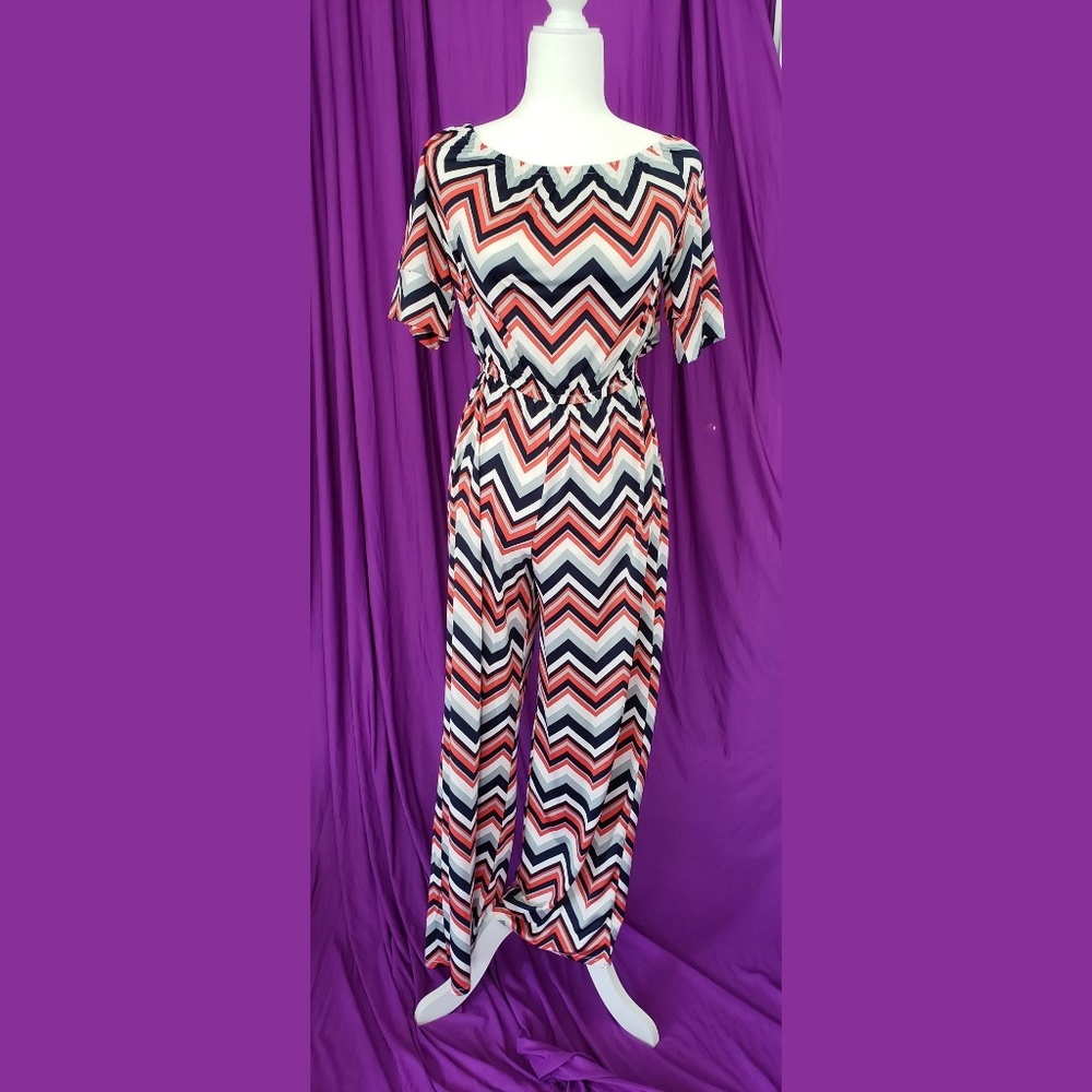 Tacera Chevron Jumpsuit